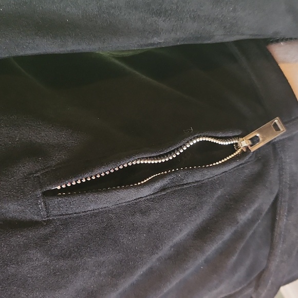 COPY Lulus Ride With Me Black Vegan Suede‎ Moto Jacket Size Small - Picture 6 of 13